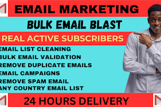 do bulk email validation verification email list cleaning service email blast