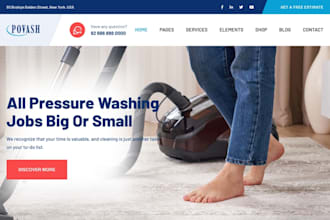 design pressure washing website power washing website lawn care website