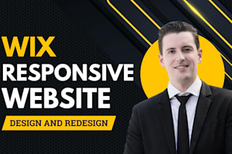 make professional custom and responsive wix site