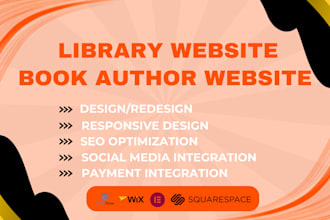 design library website book author website