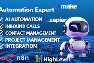 setup fix make com and zapier automations with custom apis webhooks and vapi
