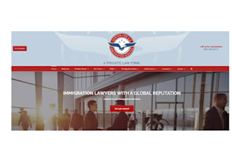 build immigration website immigration consultation website wordpress website