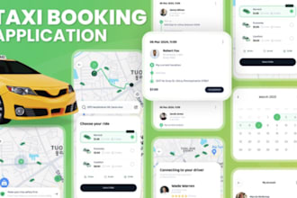 develop taxi booking app, rideshare app, carpooling, truck booking app, towing