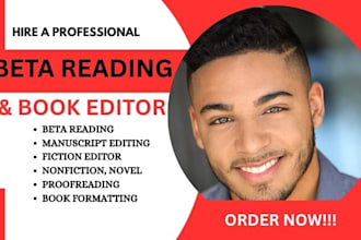 beta read your science fiction novel, horror, fantasy story or nonfiction book