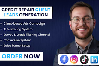 credit repair leads credit repair automation, leads survey and website