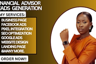 financial advisor leads finance leads facebook ads google ads video ads