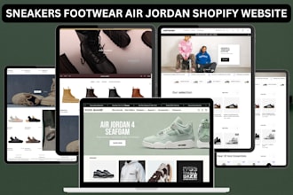 design sneakers shopify website air jordan shopify store footwear shoe website