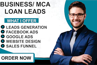 business loan leads mca loan leads mca loan facebook ads google ads video ads