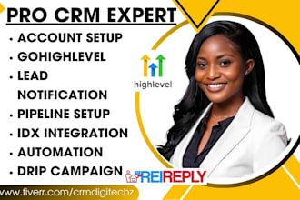 do gohighlevel hubspot idx automation kvcore real estate rei reply capsule crm