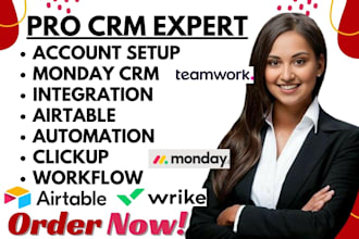 do monday crm redmine airtable asana clickup wrike notion trello teamwork jira