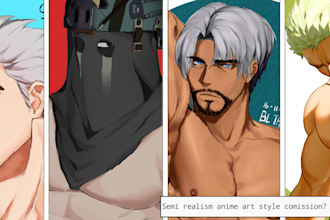 draw your oc, bl, yaoi, bara in sfw or nsfw