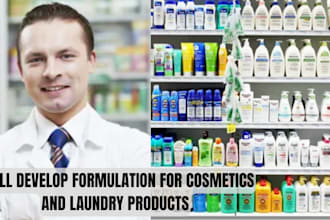 develop formulation for cosmetics and laundry products