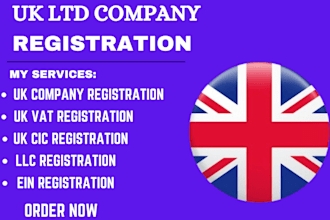 do uk ltd company registration, vat,ein,llc registration for uk and non uk