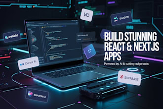 build react next js using bolt, lovable, v0, cursor ai, shadcn ui, supabase