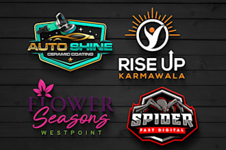 do custom unique and expert logo design with copyrights