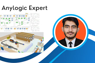 create  simulations using anylogic software