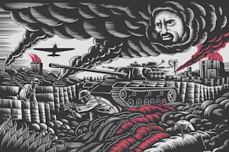draw military themed illustrations