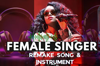 be demo singer for lead, backup vocals remake cover song gospel rnb pop vocalist