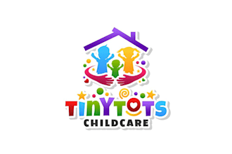 design modern childcare, daycare, kids shop, and children logo