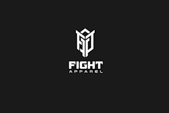 design fighter apparel clothing brand logo