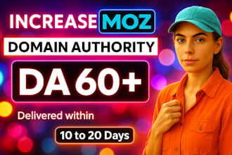 increase your website moz da to 30 plus fast