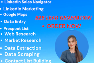 do linkedin sales navigator b2b lead generation email list data collection leads