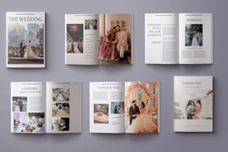 design professional catalog wedding,fashion, magazine design