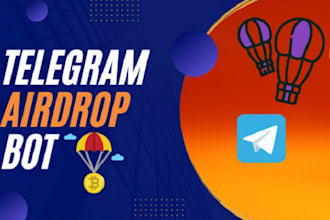 develop custom python telegram bot, chatbot, and telegram airdrop bot