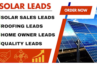 collect targeted solar leads and roofing leads for your business