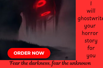 ghostwrite or rewrite your creepy horror story