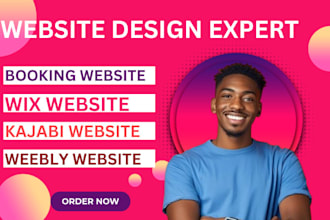 design wix booking website design and redesign wix weebly showit kajabi website