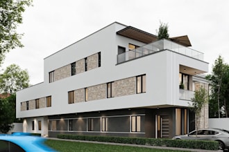 redesign propose real estate property, remodel luxury interior, cgi architecture