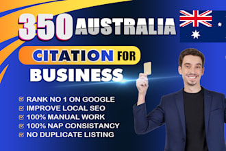 create australia local citations for google maps SEO