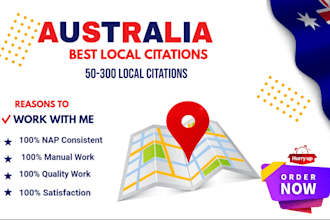 create australia local citations for google maps SEO