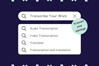 fast and accurate transcription for any audio or video