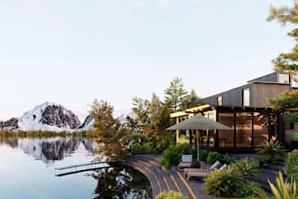 redesign 3d apartment, rendering of dream house plan,elevation,tiny villa, rhino