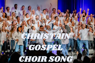 sing female gospel choir song vocalist jingle backing vocal christian song edm