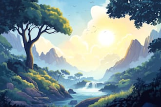 create stunning fantasy landscapes, fast