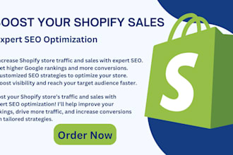 optimize shopify store SEO to boost traffic and sales