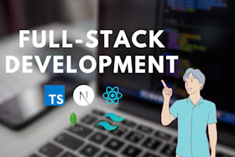 develop a full stack website with react nodejs and mongodb