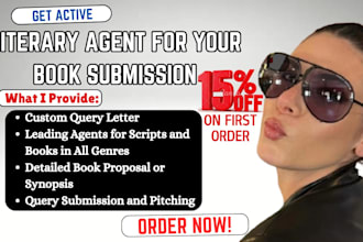 find top active literary agents write query letter and help with submissions