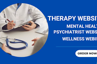 build mental health and therapy website psychiatrists psychology website
