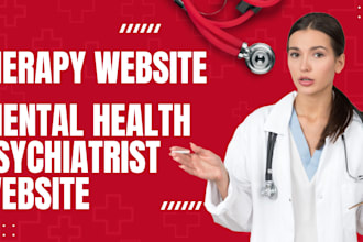 build mental health and therapy website psychiatrists psychology website