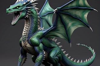sculpt 3d creatures 3d monster 3d figurine character model for game, 3d printing
