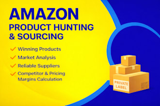amazon product hunting and sourcing for private label