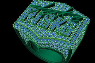 do 3d jewelry designing