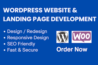 create landing page and website for cellphone repair shop