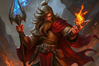 draw your d and d character and fantasy art