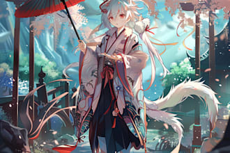 make any anime or manga art for you
