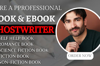 do fiction book ghostwriter, romance ghostwriter, self help ebook ghostwriter